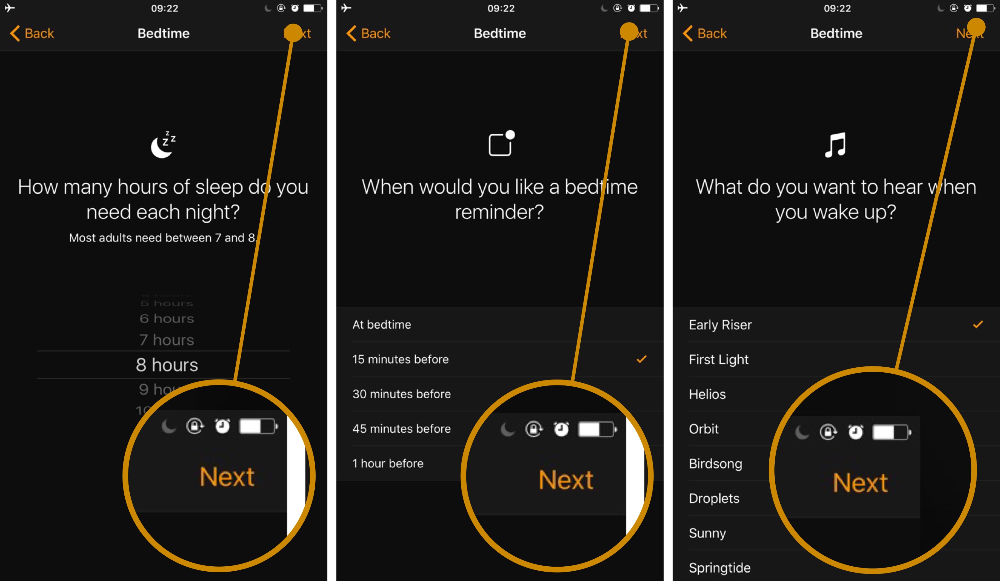 Panduan menggunakan Bedtime di iOS 10