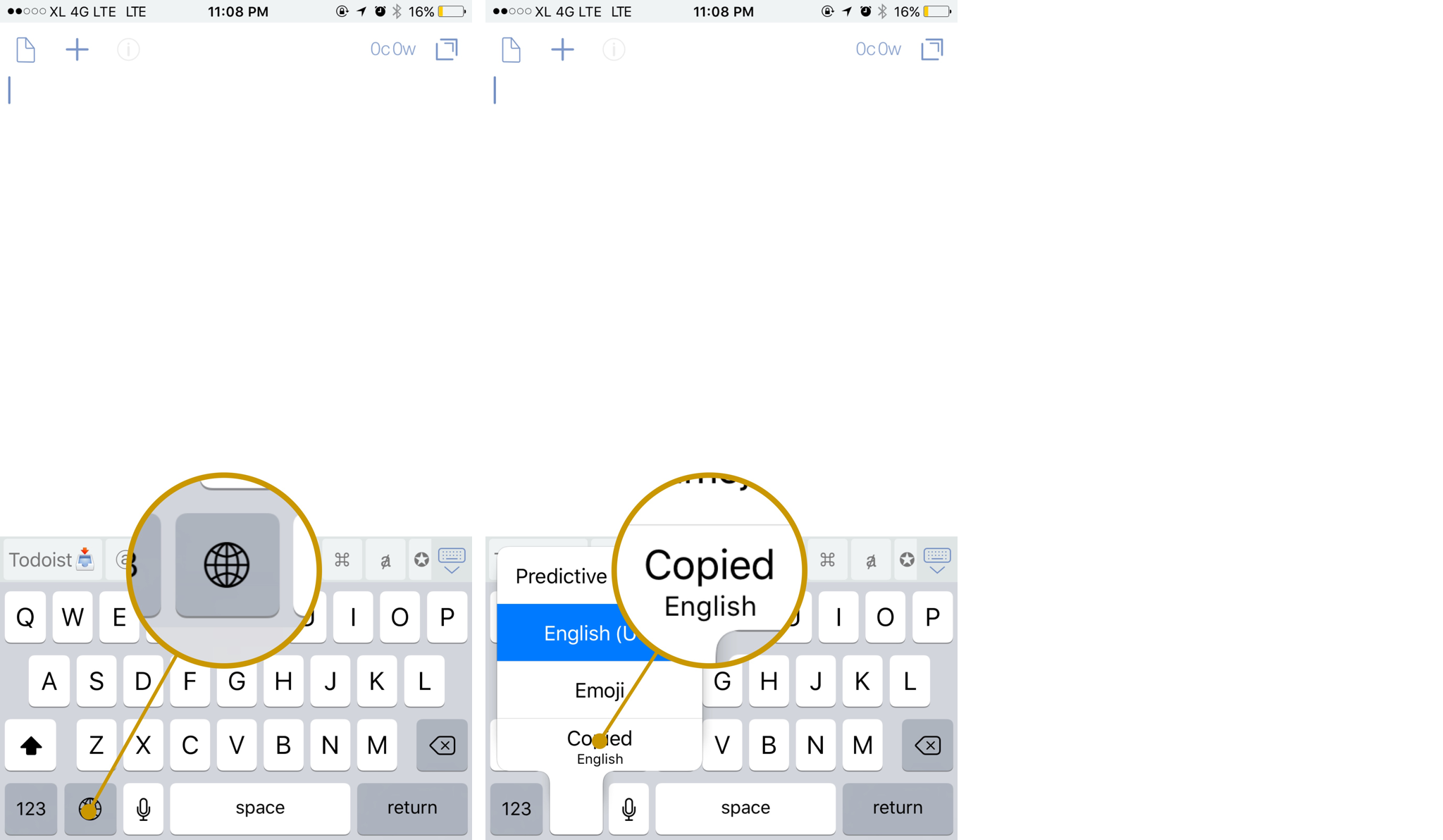 Tips mengatur aplikasi keyboard di iOS 8 dan 9