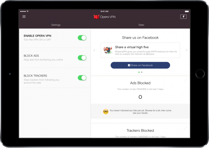 Tips Menggunakan Opera VPN di iPhone dan iPad