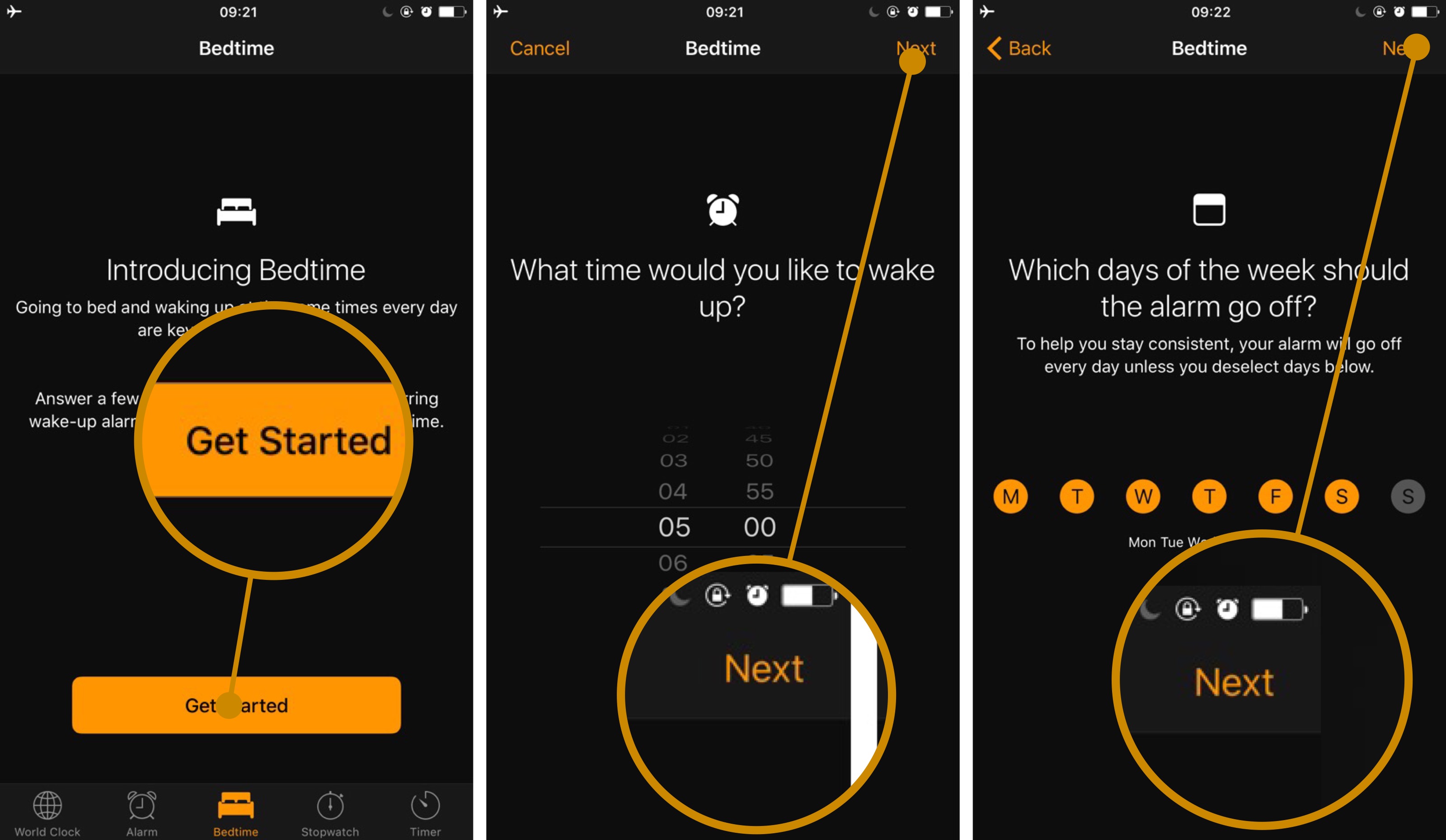 Panduan menggunakan fitur Bedtime di iOS 10