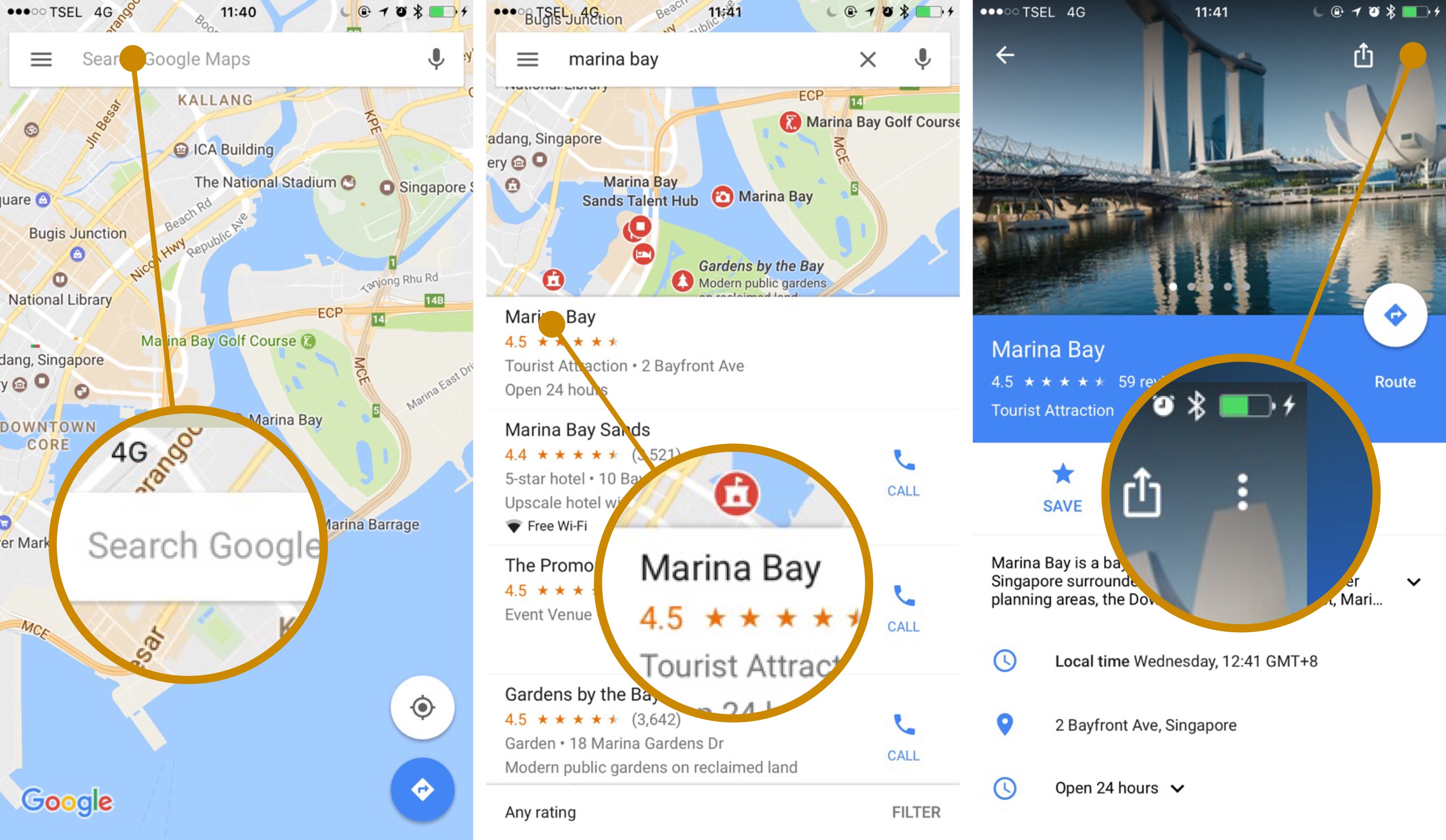 Download peta Google Maps di iPhone agar bisa digunakan secara offline
