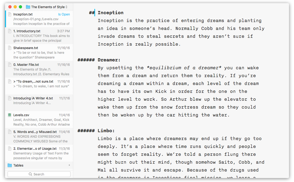 iA Writer, pengolah teks dengan tampilan minimalis agar kamu bisa fokus menulis