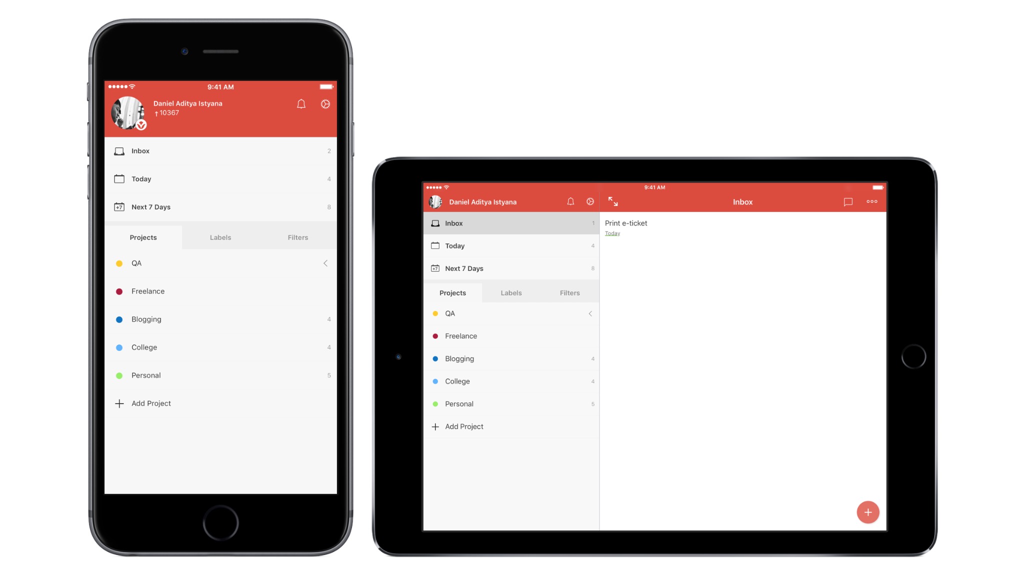 Todoist шаблоны проектов