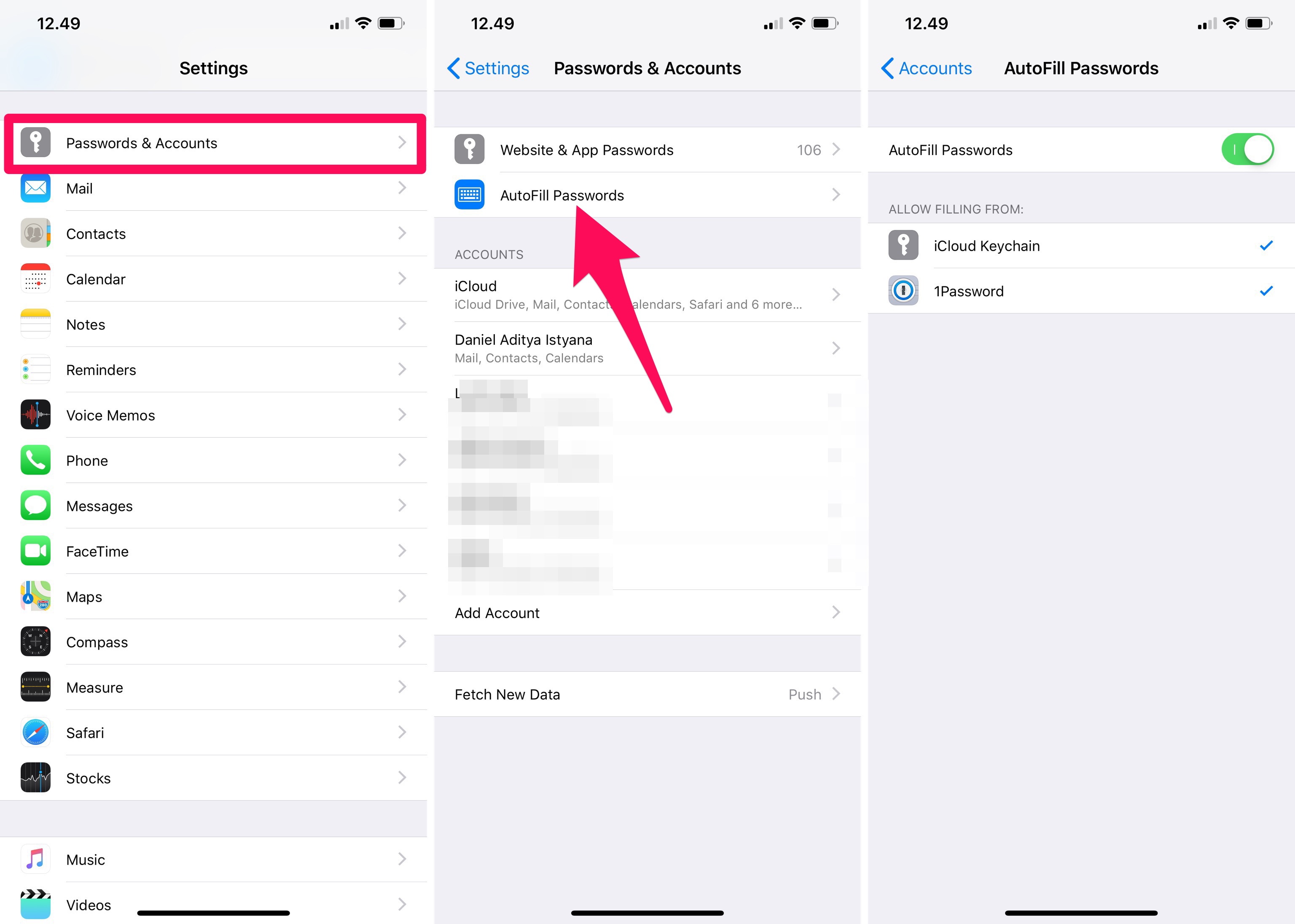 Cara menggunakan fitur AutoFill Passwords di iOS 12