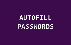 autofill password iOS 12